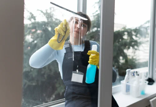 Nettoyage de vitres intérieures et extérieures à Ledeuix